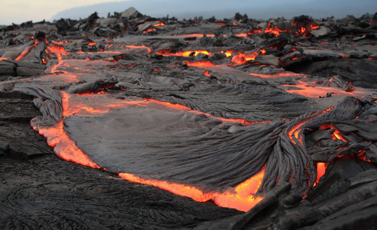 Volcanoes Lava Flow