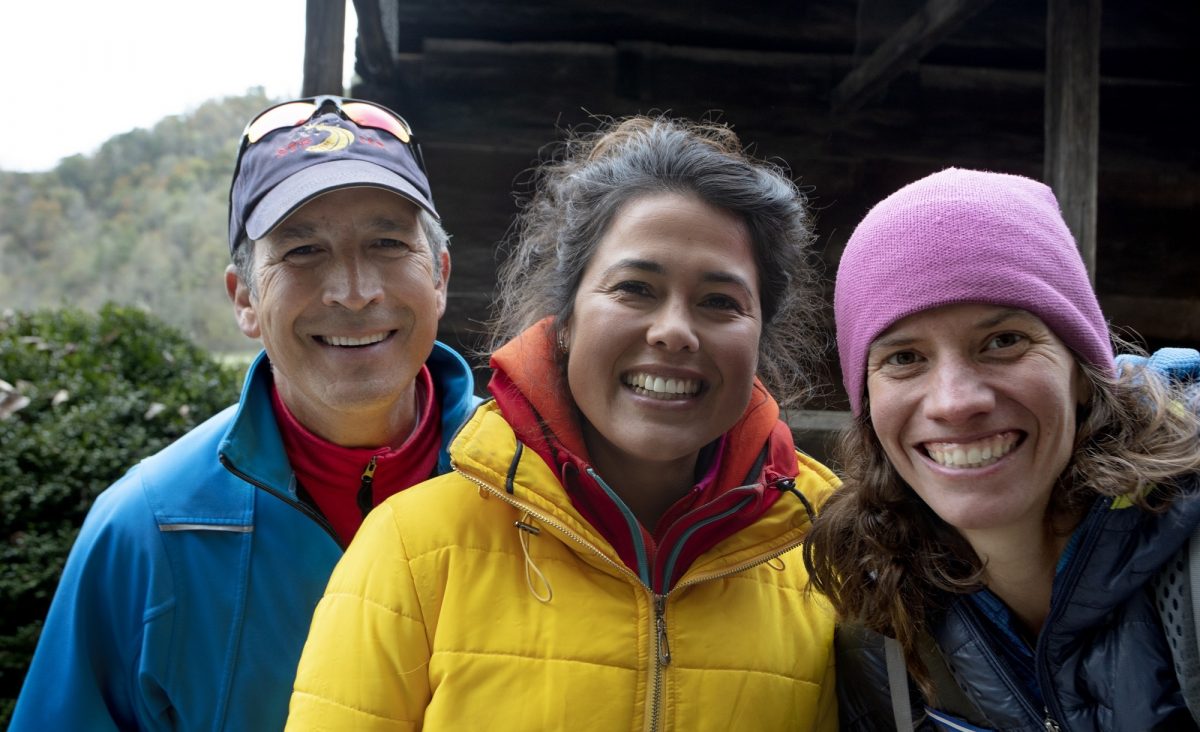 Jon Harrington, Ariel Tweto and Jennifer Pharr Davis