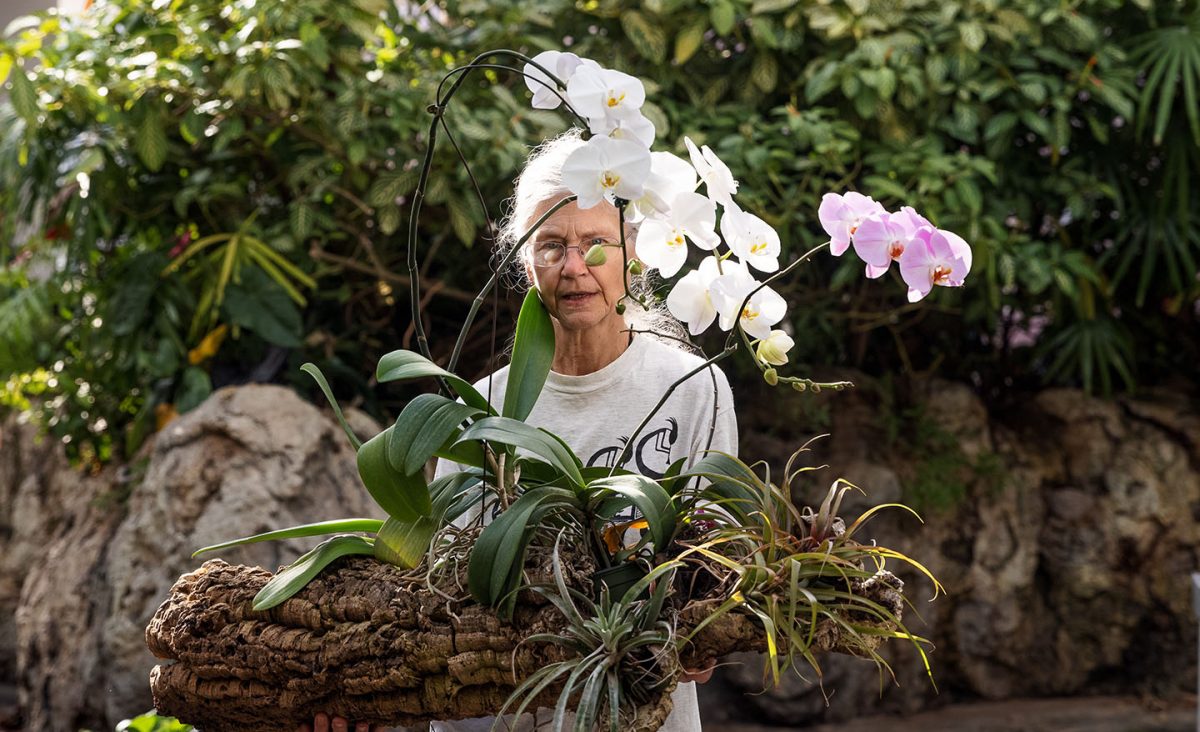 Aquarium Senior Horticulturist Charlene Nash