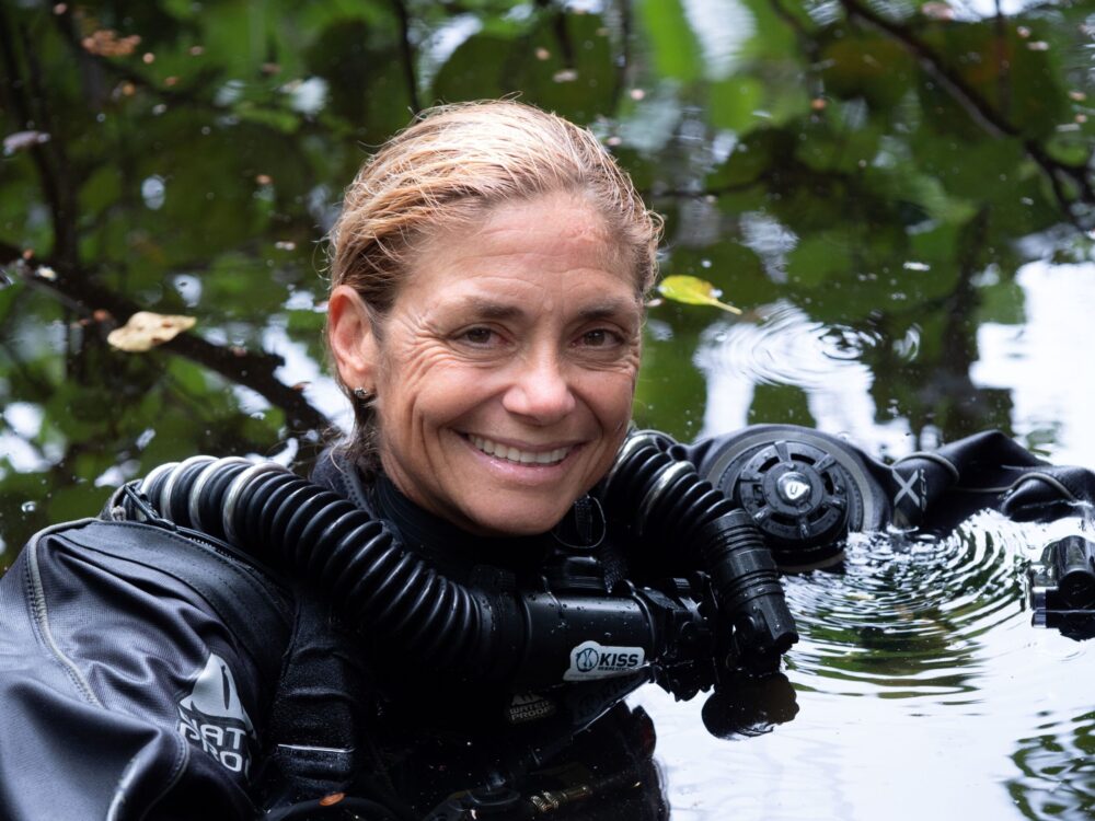 Cristina Zenato, an ocean and cave explorer, shark behaviorist and ecologist, speaker, writer, and conservationist featured in Shark Kingdom 3D and coming to the TN Aquarium IMAX theater to speak at a special screening of the film.
