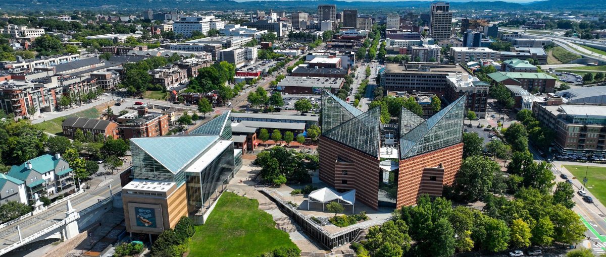 The Tennessee Aquarium in Chattanooga, Tennessee.