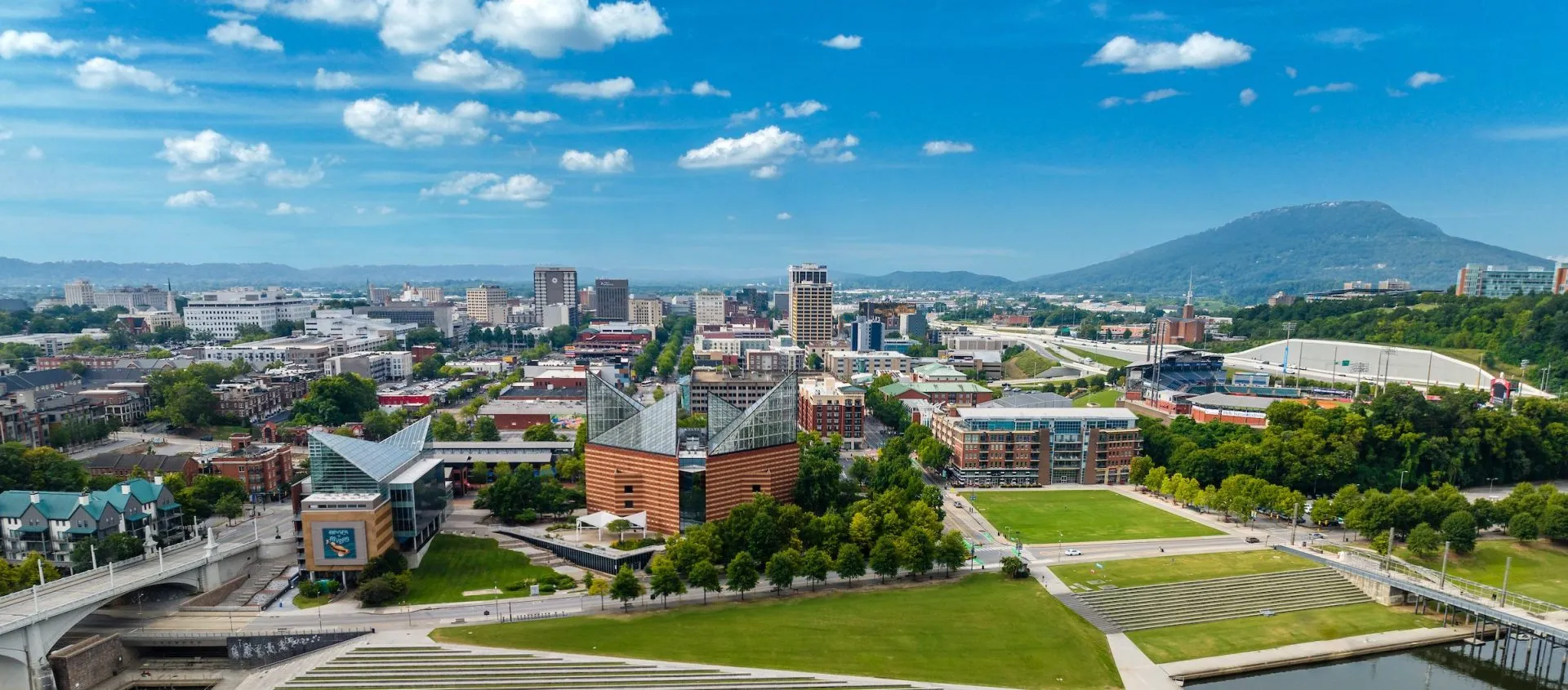 Arial view of TN Aquarium