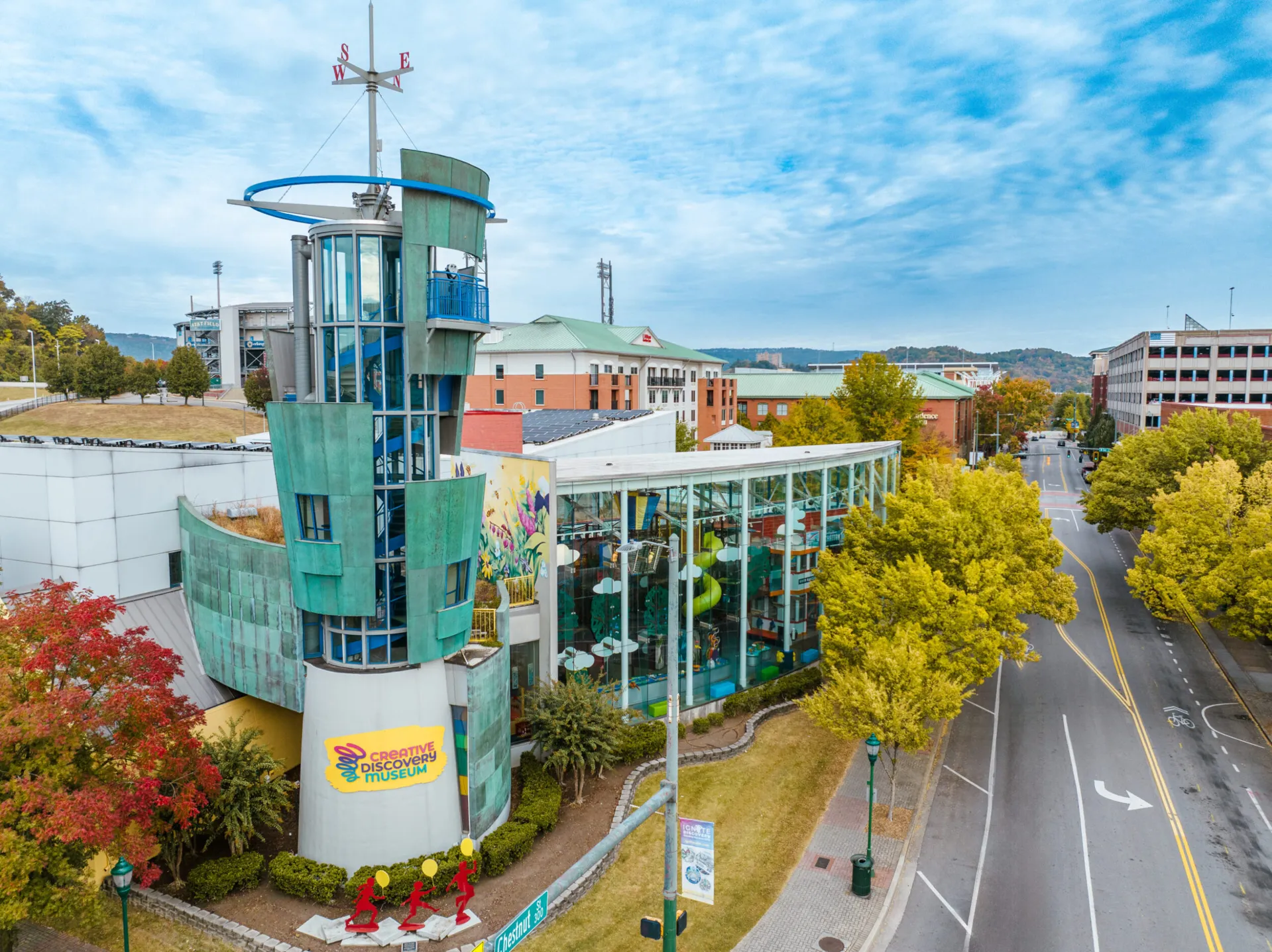 Creative Discovery Museum Exterior