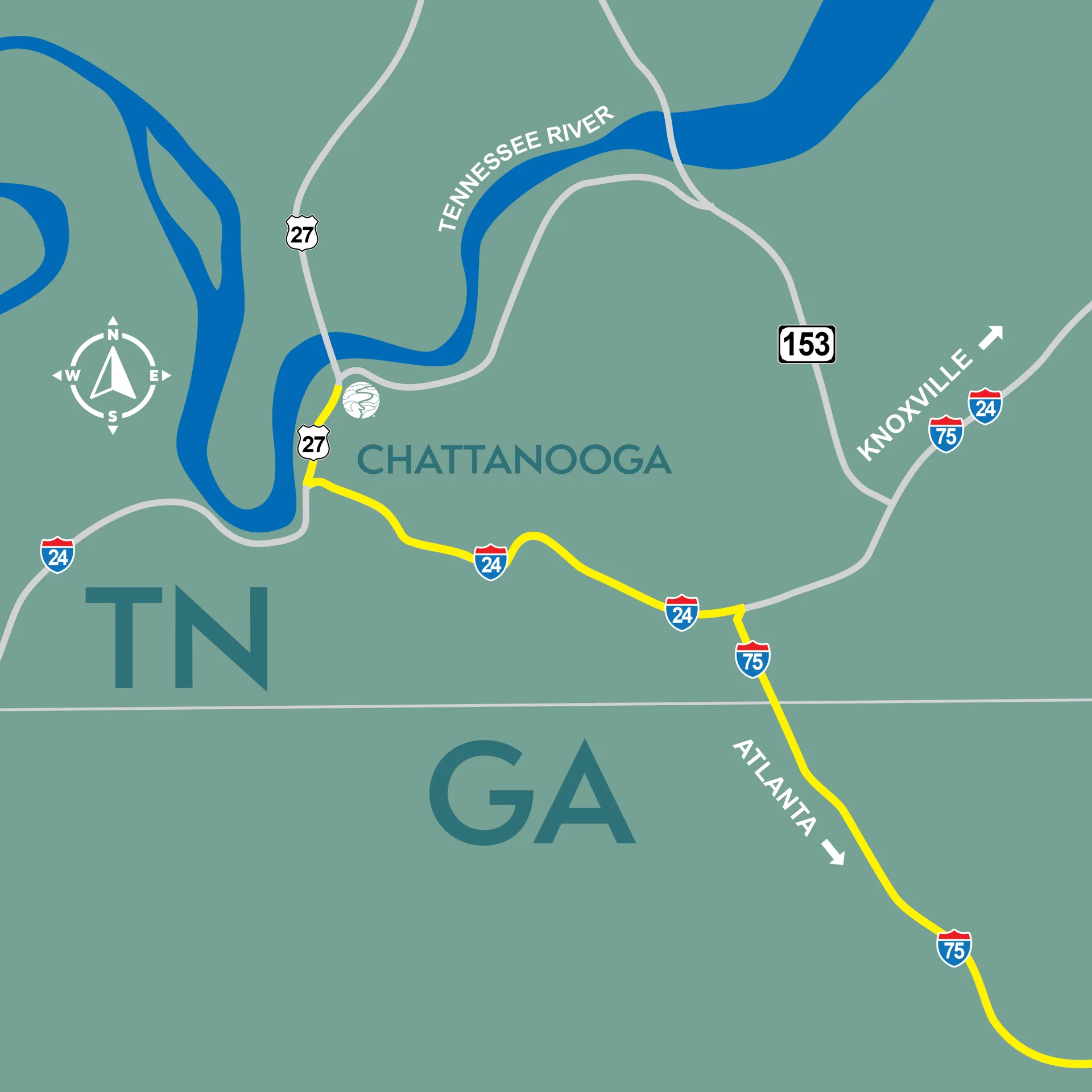 Directions on I75