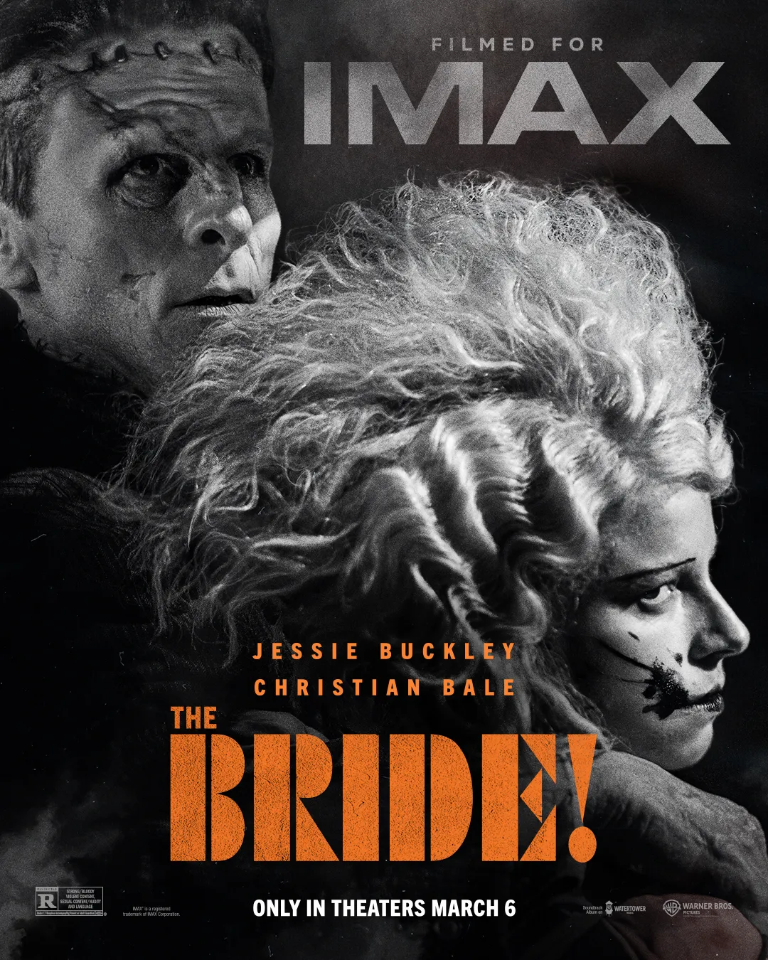 Movie poster for The Bride coming to IMAX March 2026