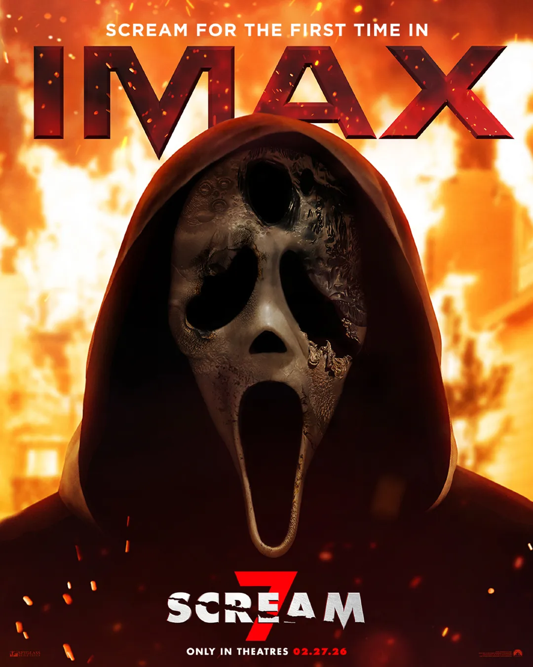 Scream 7 IMAX movie promotional graphic