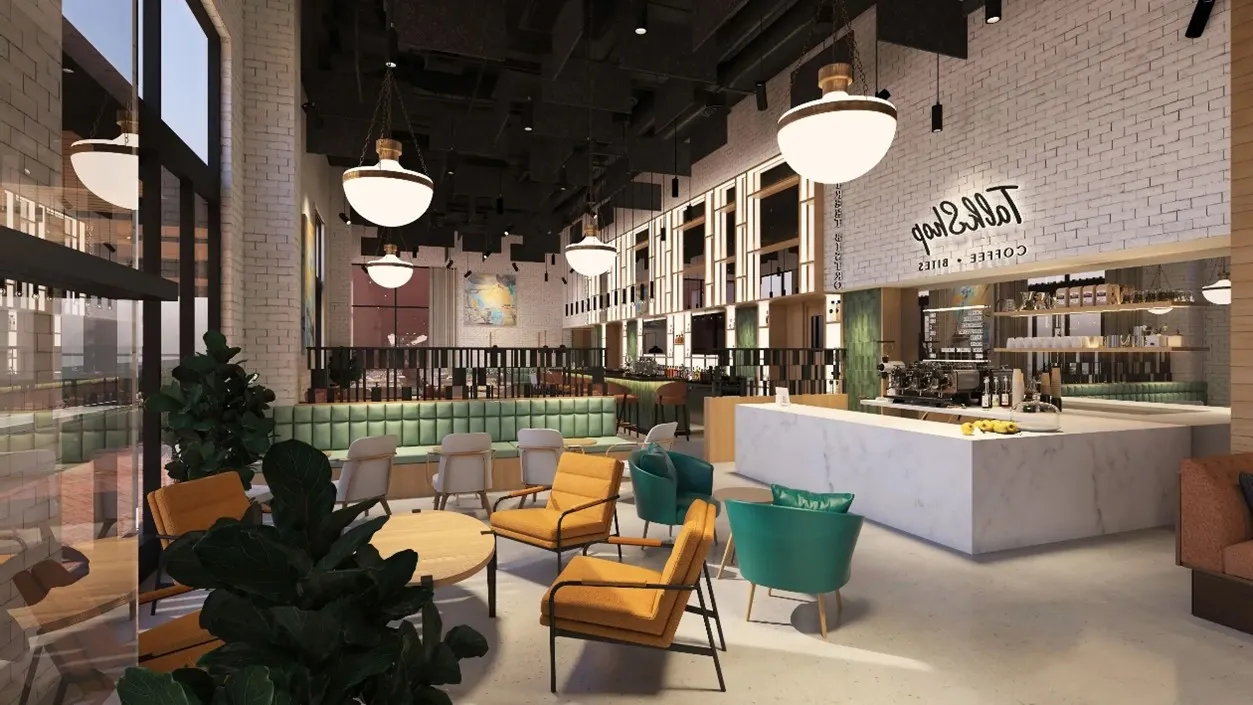 Interior of the Hyatt Hotel in Chattanooga