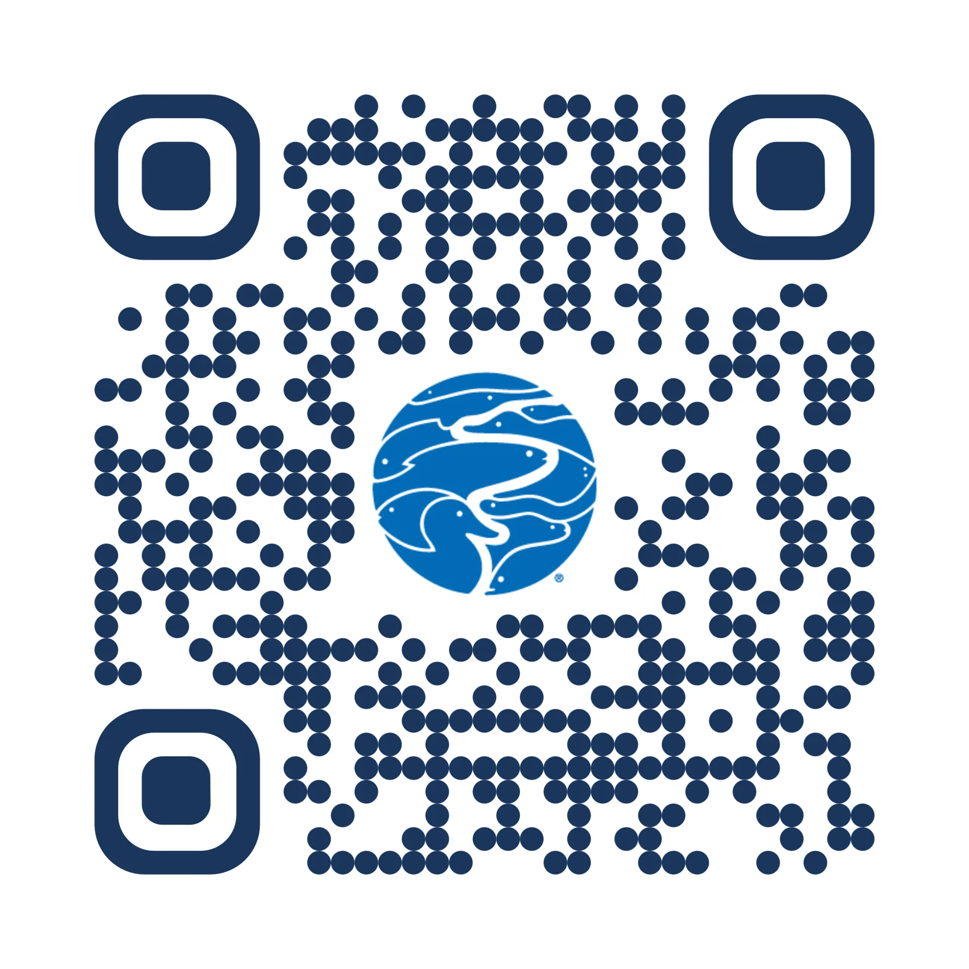 QR code for use on-air and online to direct audience to the voting page for the Tennessee Aquarium on USA Today’s 10Best website for Best Aquarium.