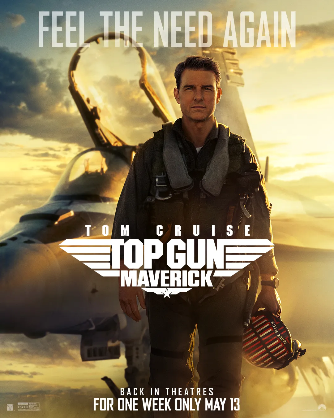 Movie poster for Top Gun Maverick Re-Release coming to IMAX May 2026