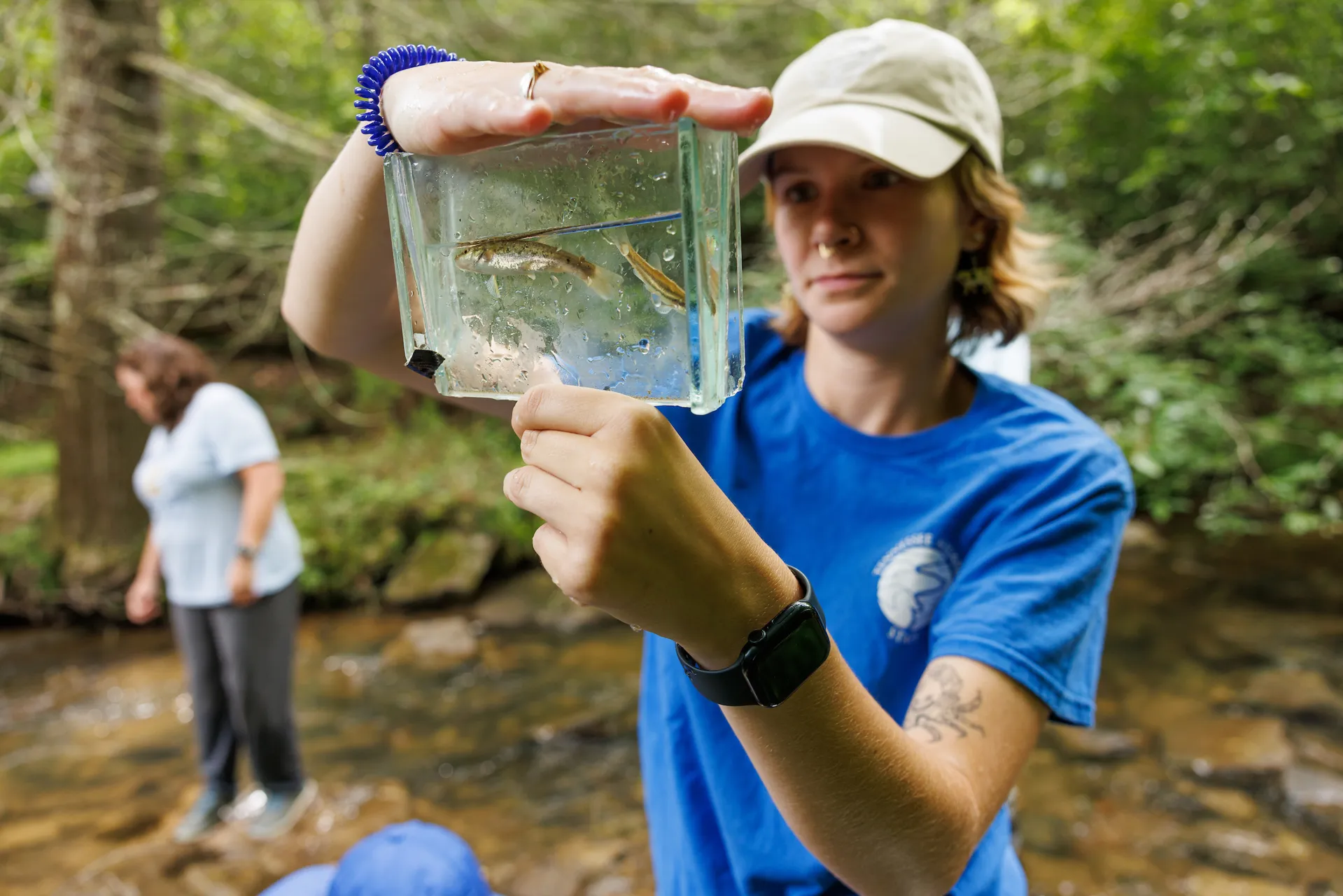 Water sapling field work with the Tennessee Aquarium Conservation Institute