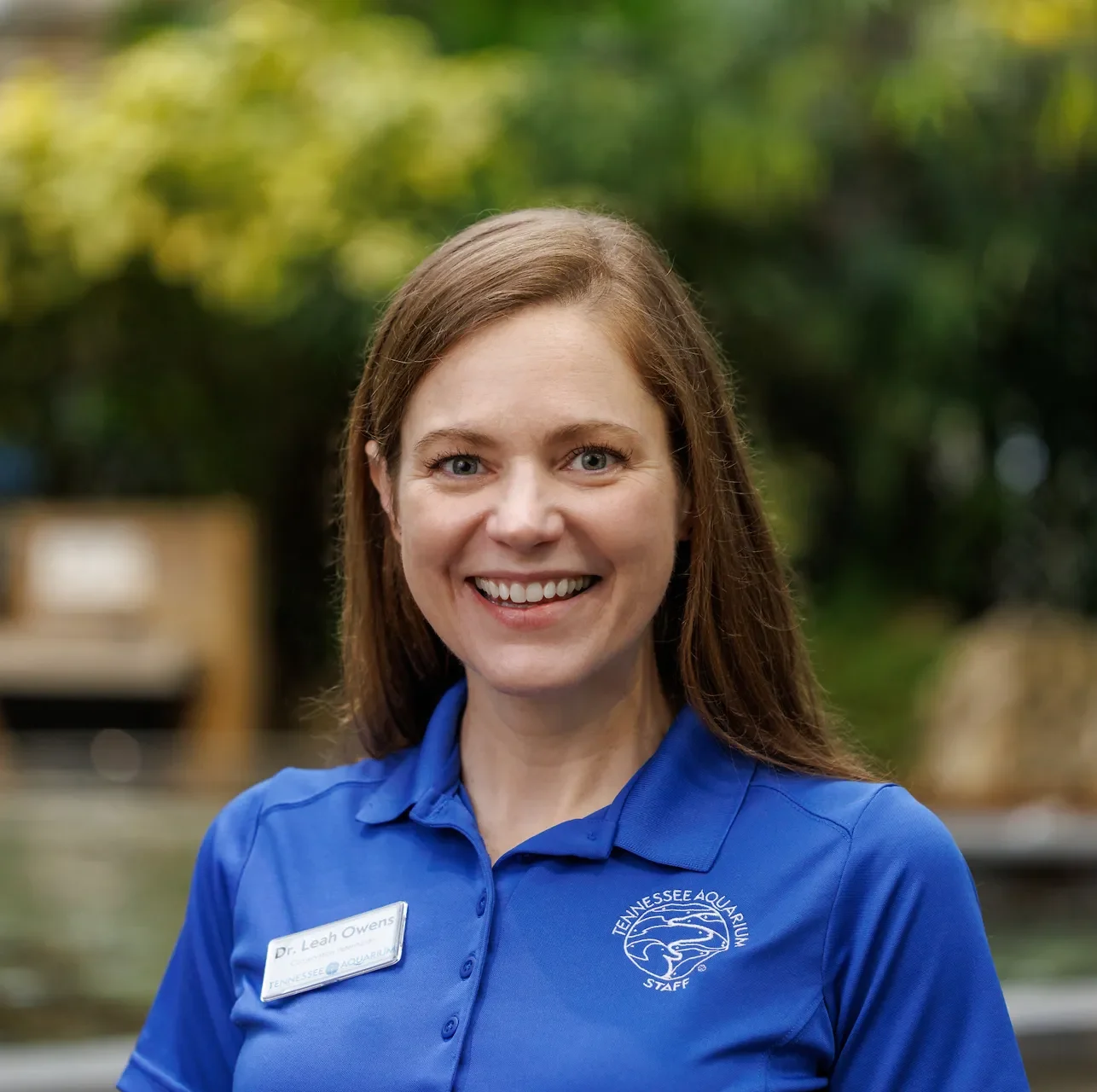 A photo of Tennessee Aquarium Conservation Veterinarian Dr. Leah Owens.