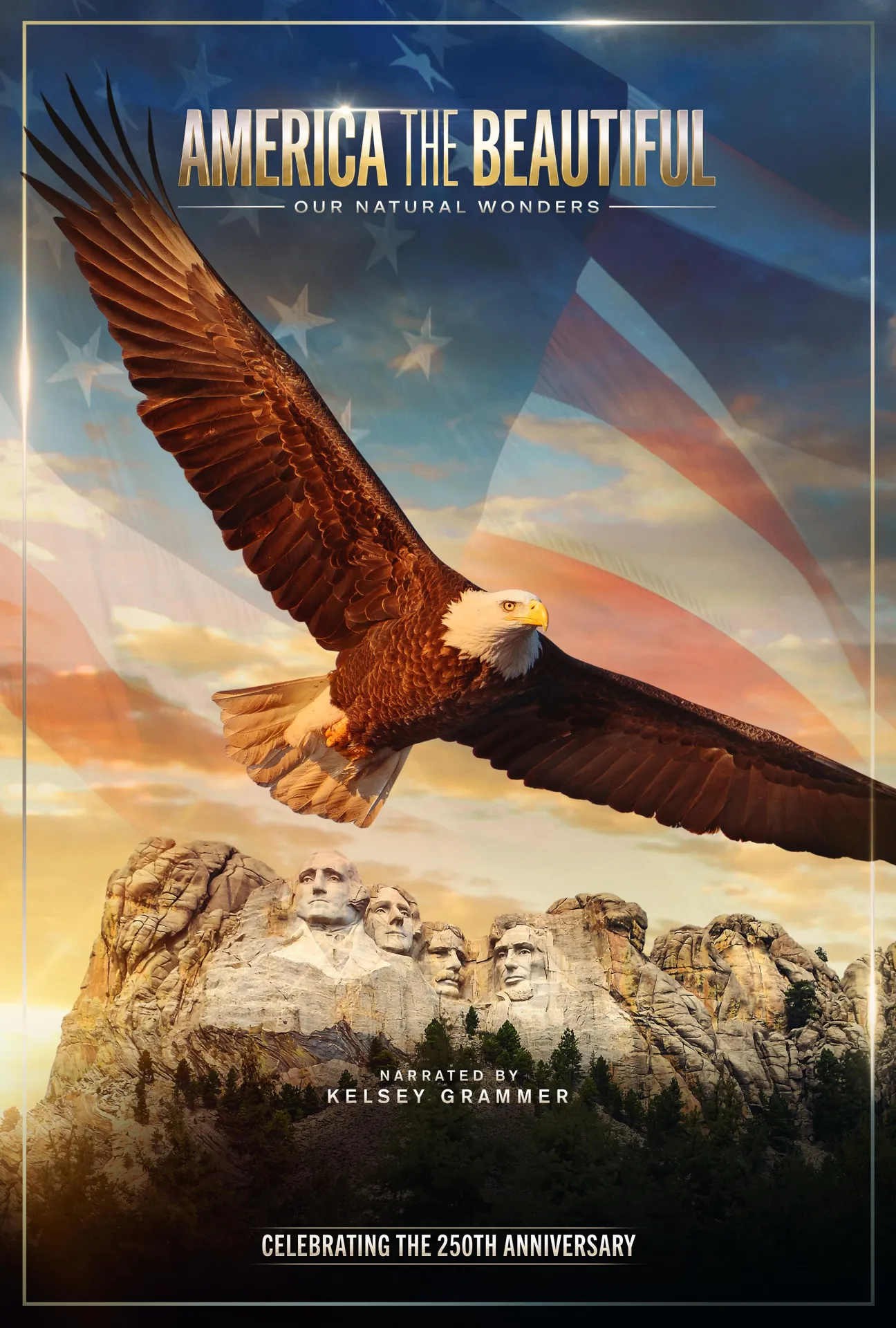Promotional graphic for America the Beautiful: Our Natural Wonders documentary film coming to IMAX in November